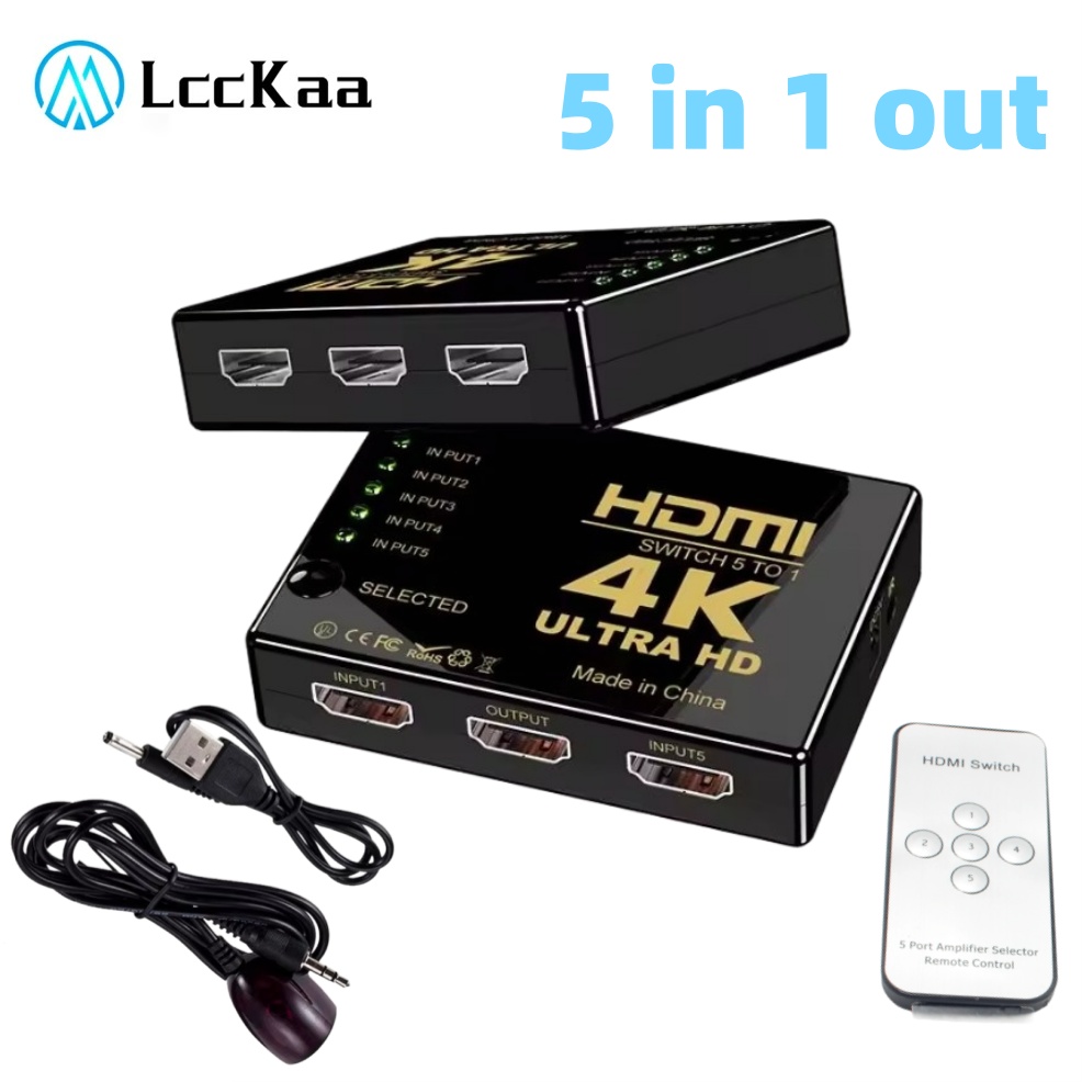 5x1 HDMI-Schalter HD 4K Video- – Hdmi Cable Bewertung und Preis