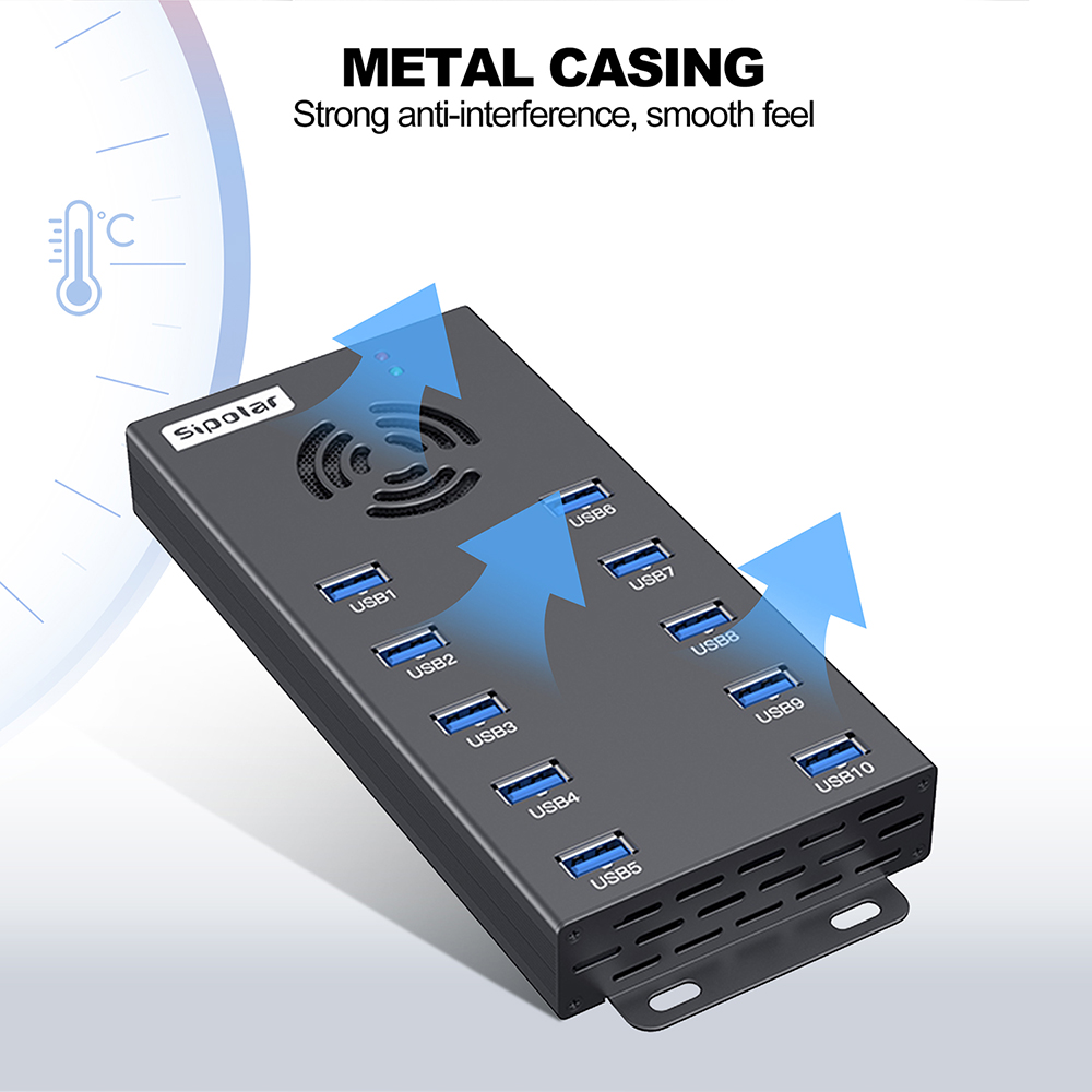 Sipolar A-423 10-Port USB 3.0  – Usb Hub Bewertung und Preis