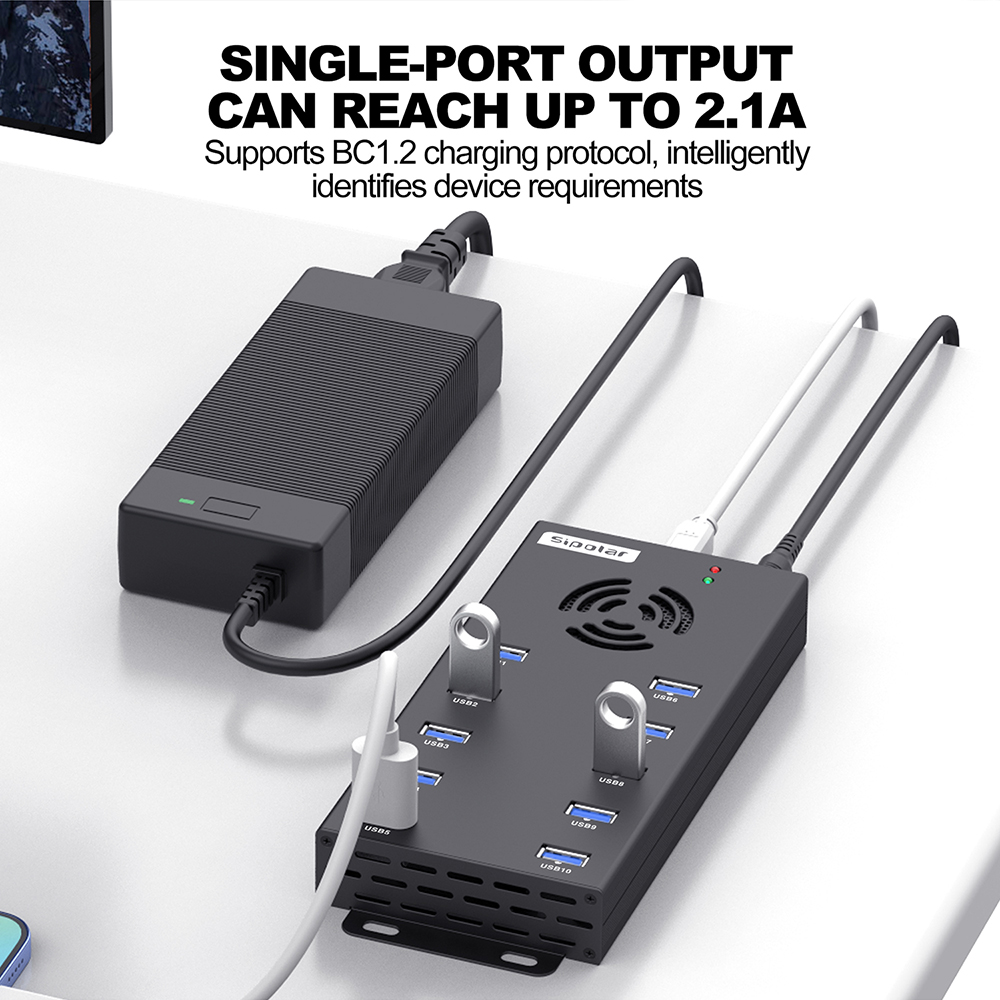 Sipolar A-423 10-Port USB 3.0  – Usb Hub Bewertung und Preis